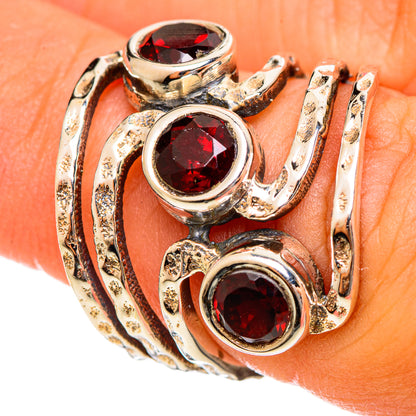 Garnet Rings handcrafted by Ana Silver Co - RING114413
