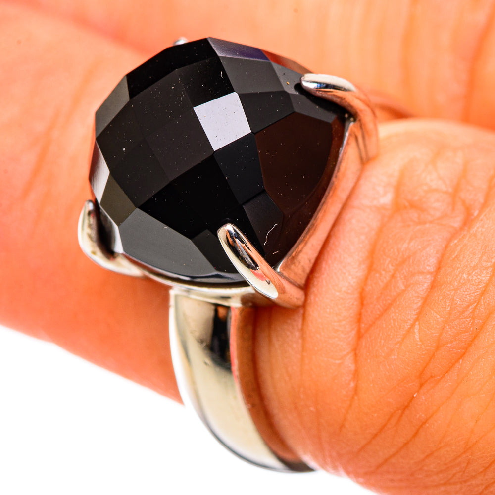 Black Onyx Rings handcrafted by Ana Silver Co - RING114419