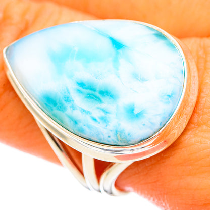 Larimar Rings handcrafted by Ana Silver Co - RING114428