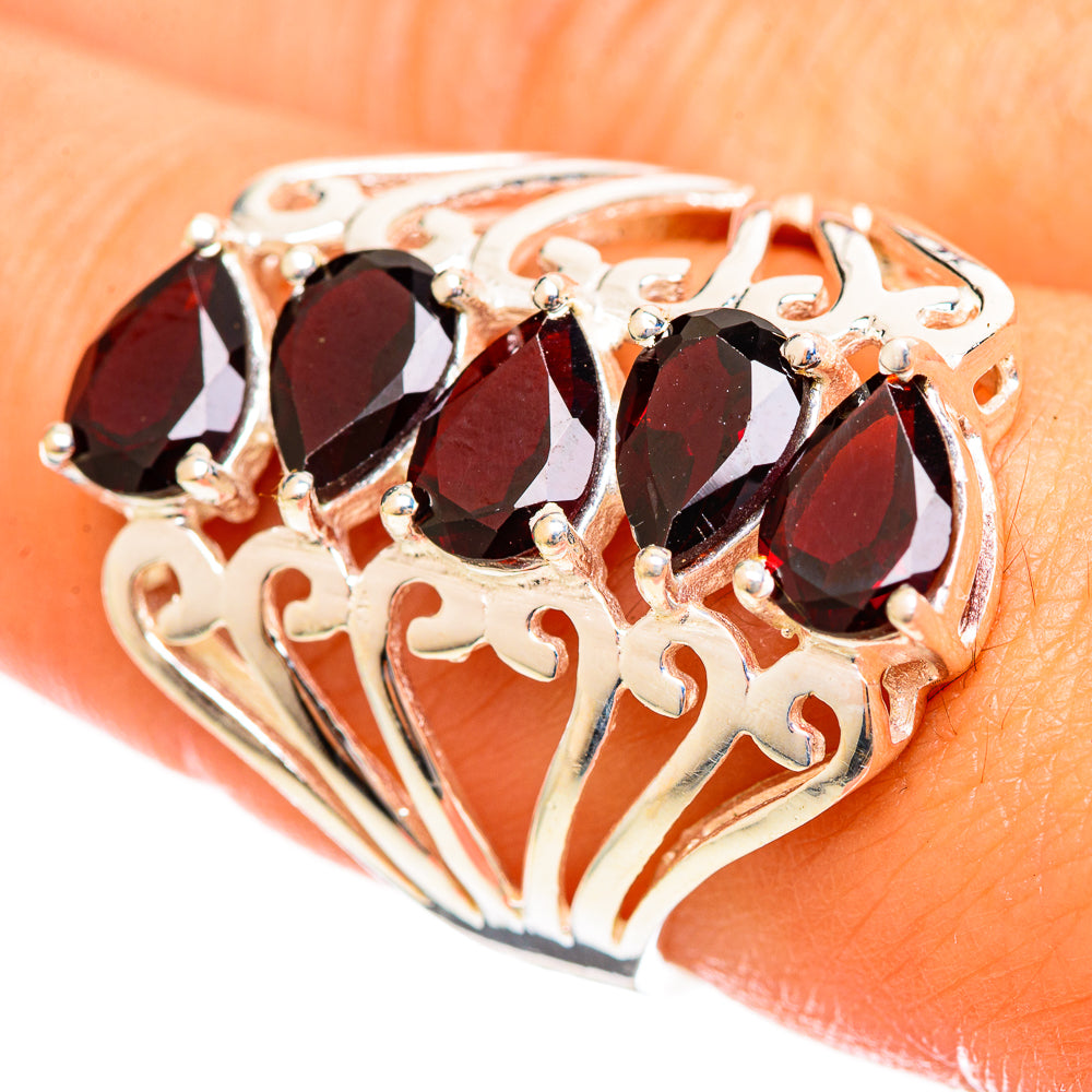 Garnet Rings handcrafted by Ana Silver Co - RING114444