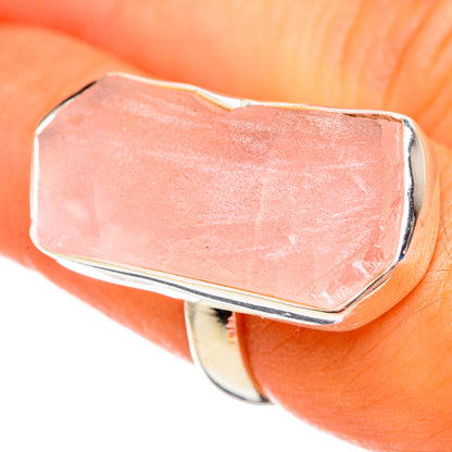 Rose Quartz Rings handcrafted by Ana Silver Co - RING114472