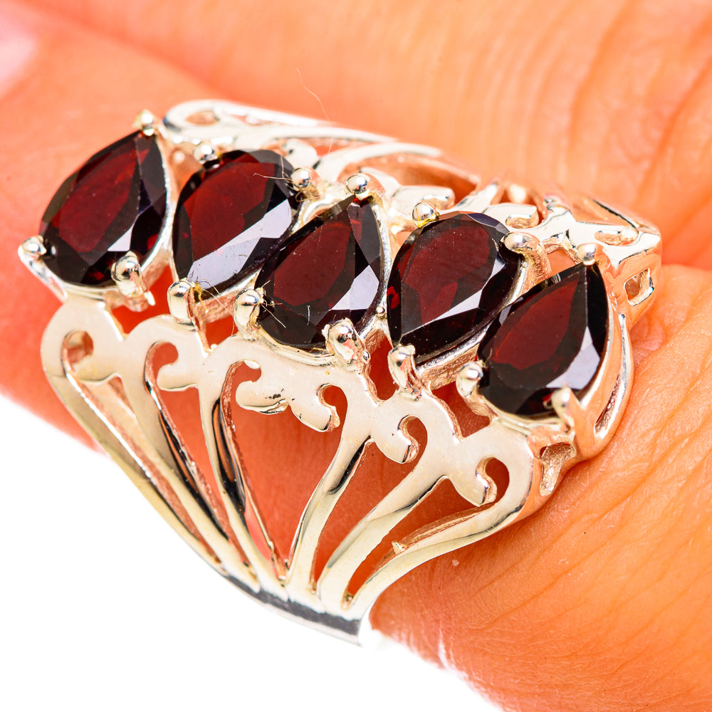 Garnet Rings handcrafted by Ana Silver Co - RING114474