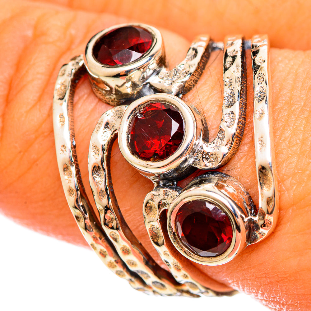 Garnet Rings handcrafted by Ana Silver Co - RING114475