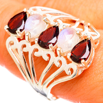 Garnet Rings handcrafted by Ana Silver Co - RING114476