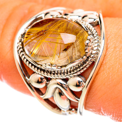 Rutilated Quartz Rings handcrafted by Ana Silver Co - RING114480