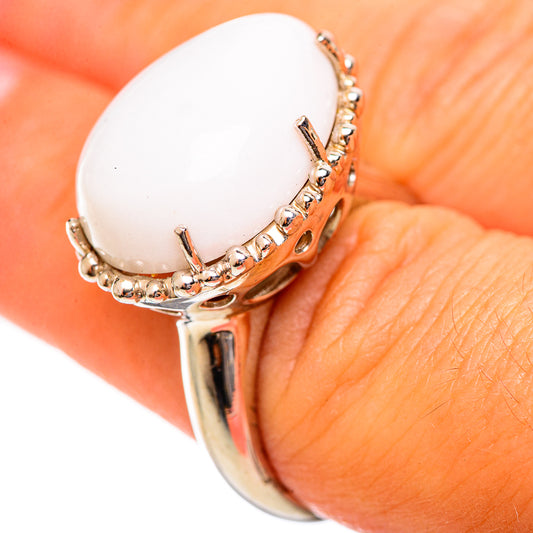 Scolecite Rings handcrafted by Ana Silver Co - RING114483