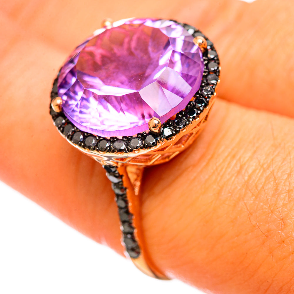 Amethyst Rings handcrafted by Ana Silver Co - RING114509