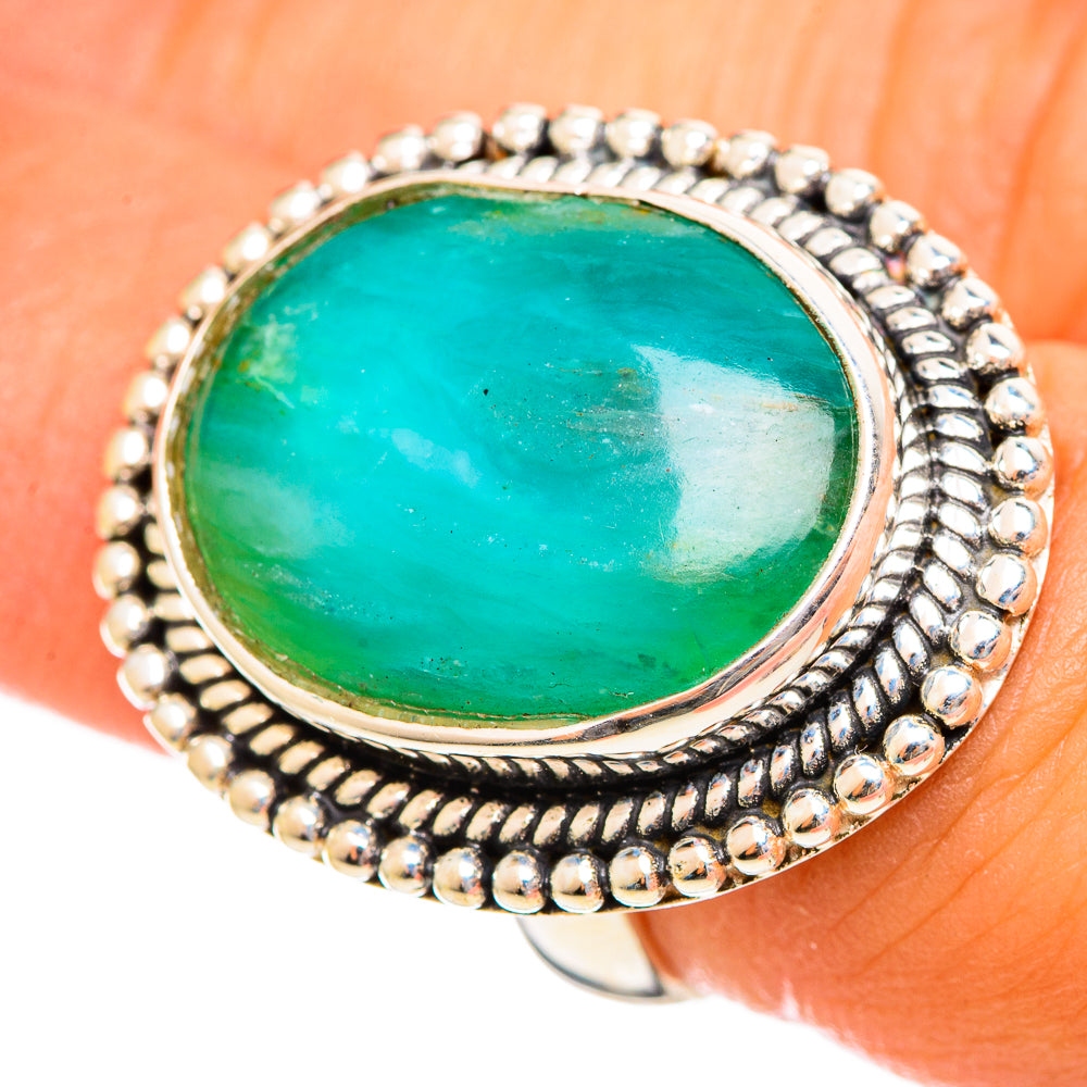Peruvian Opal Rings handcrafted by Ana Silver Co - RING114518