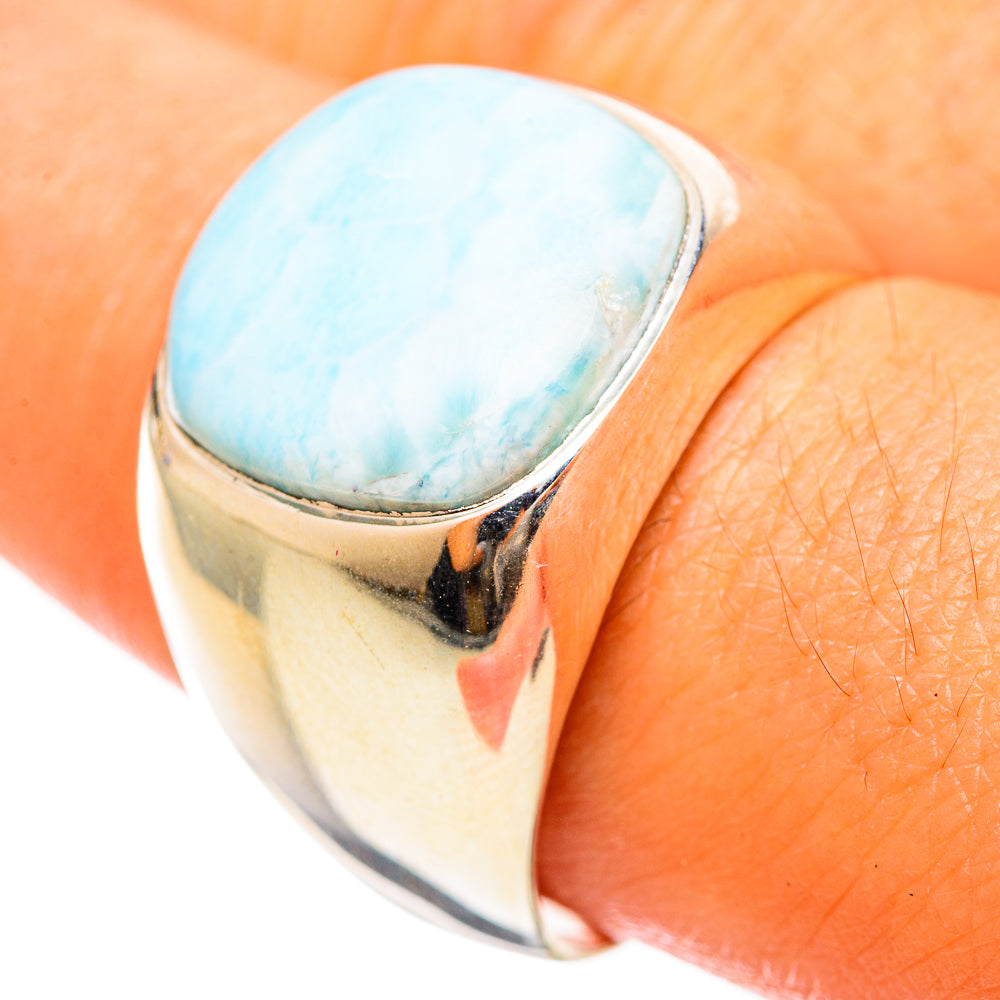 Larimar Rings handcrafted by Ana Silver Co - RING114520