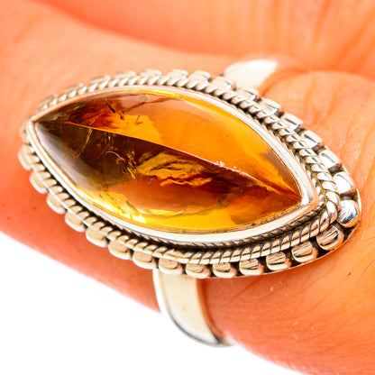 Citrine Sugarloaf Rings handcrafted by Ana Silver Co - RING114526