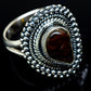 Mexican Fire Agate Rings handcrafted by Ana Silver Co - RING11452