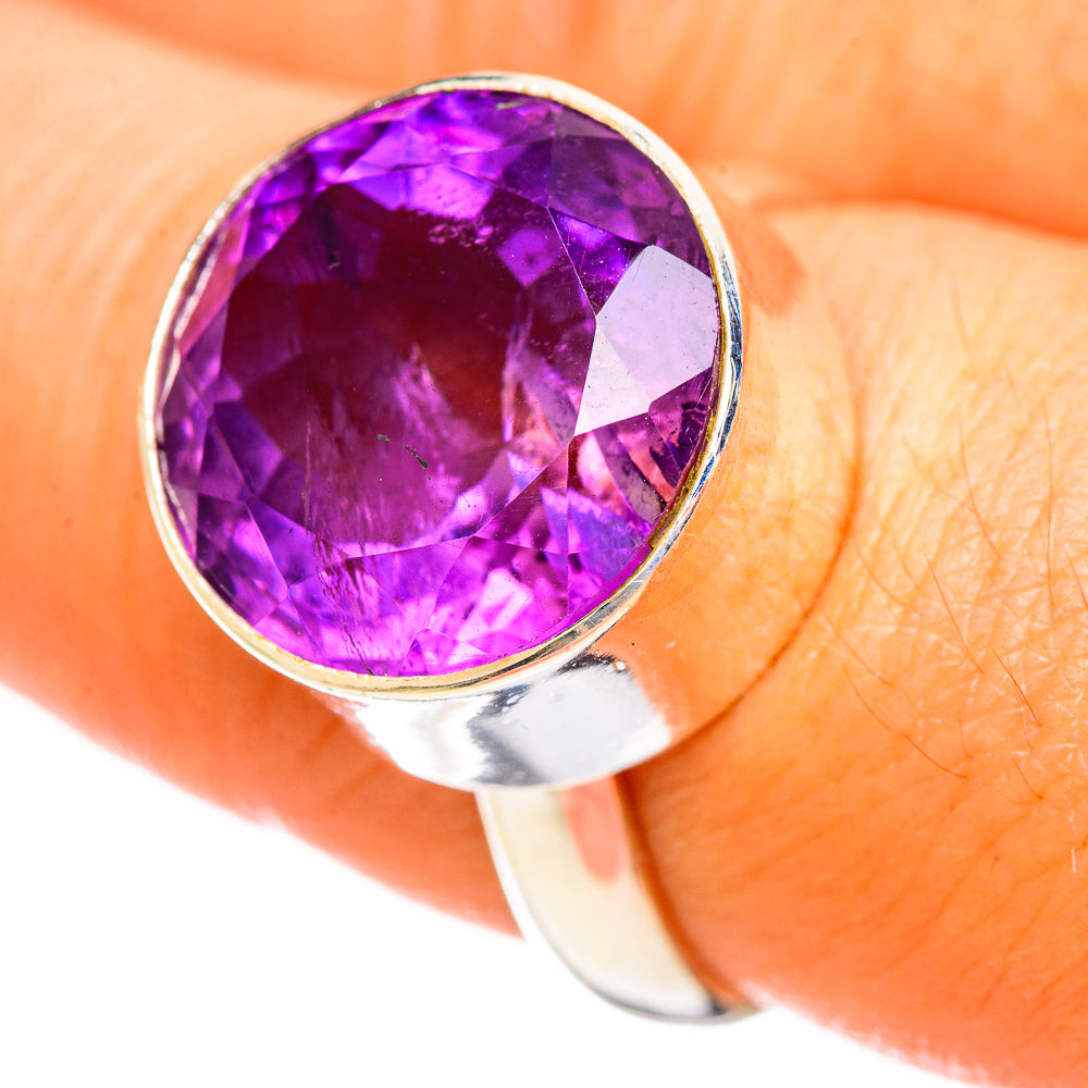 Amethyst Rings handcrafted by Ana Silver Co - RING114536