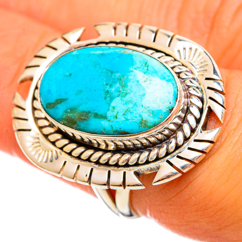 Chrysocolla Rings handcrafted by Ana Silver Co - RING114551