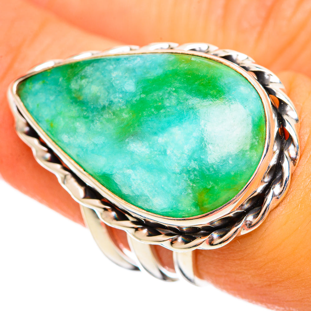 Peruvian Opal Rings handcrafted by Ana Silver Co - RING114552