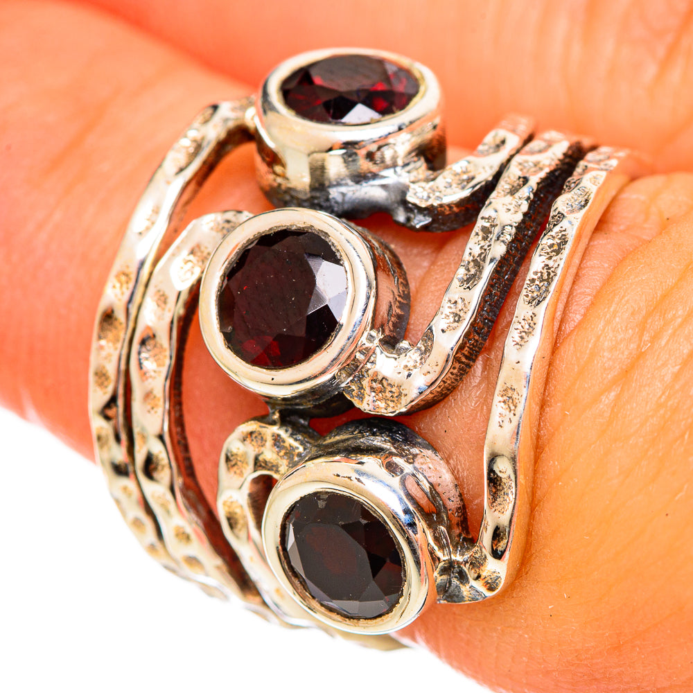 Garnet Rings handcrafted by Ana Silver Co - RING114578