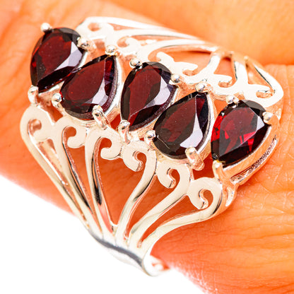 Garnet Rings handcrafted by Ana Silver Co - RING114579