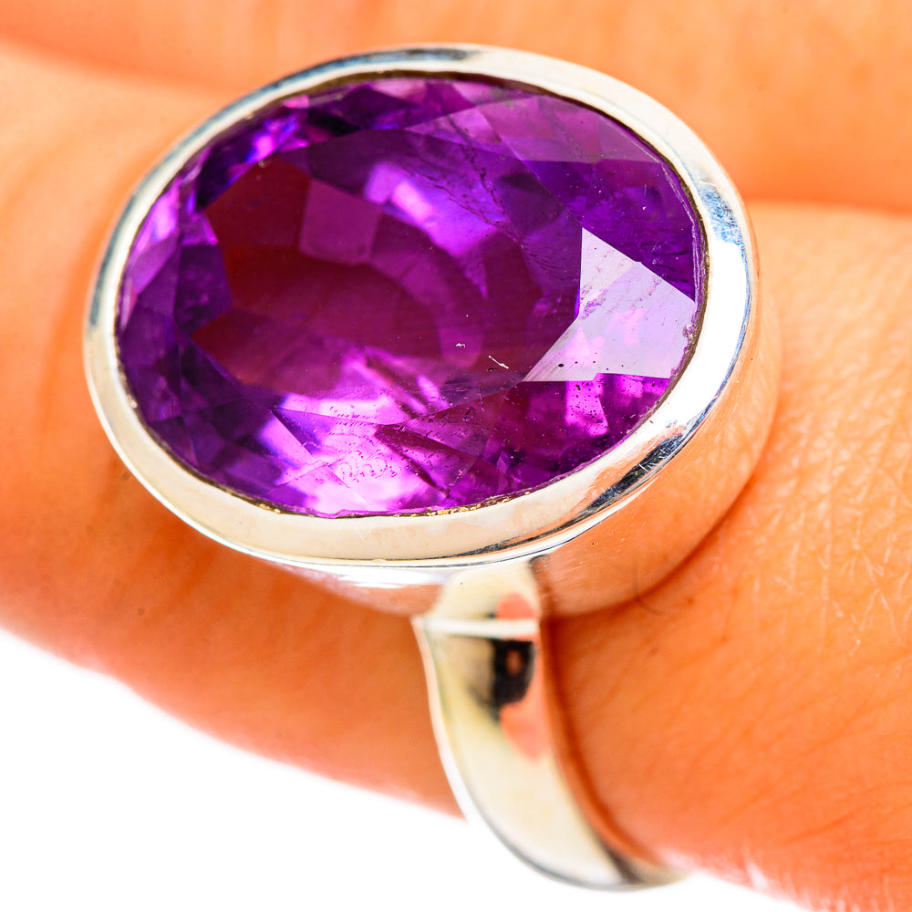 Amethyst Rings handcrafted by Ana Silver Co - RING114582