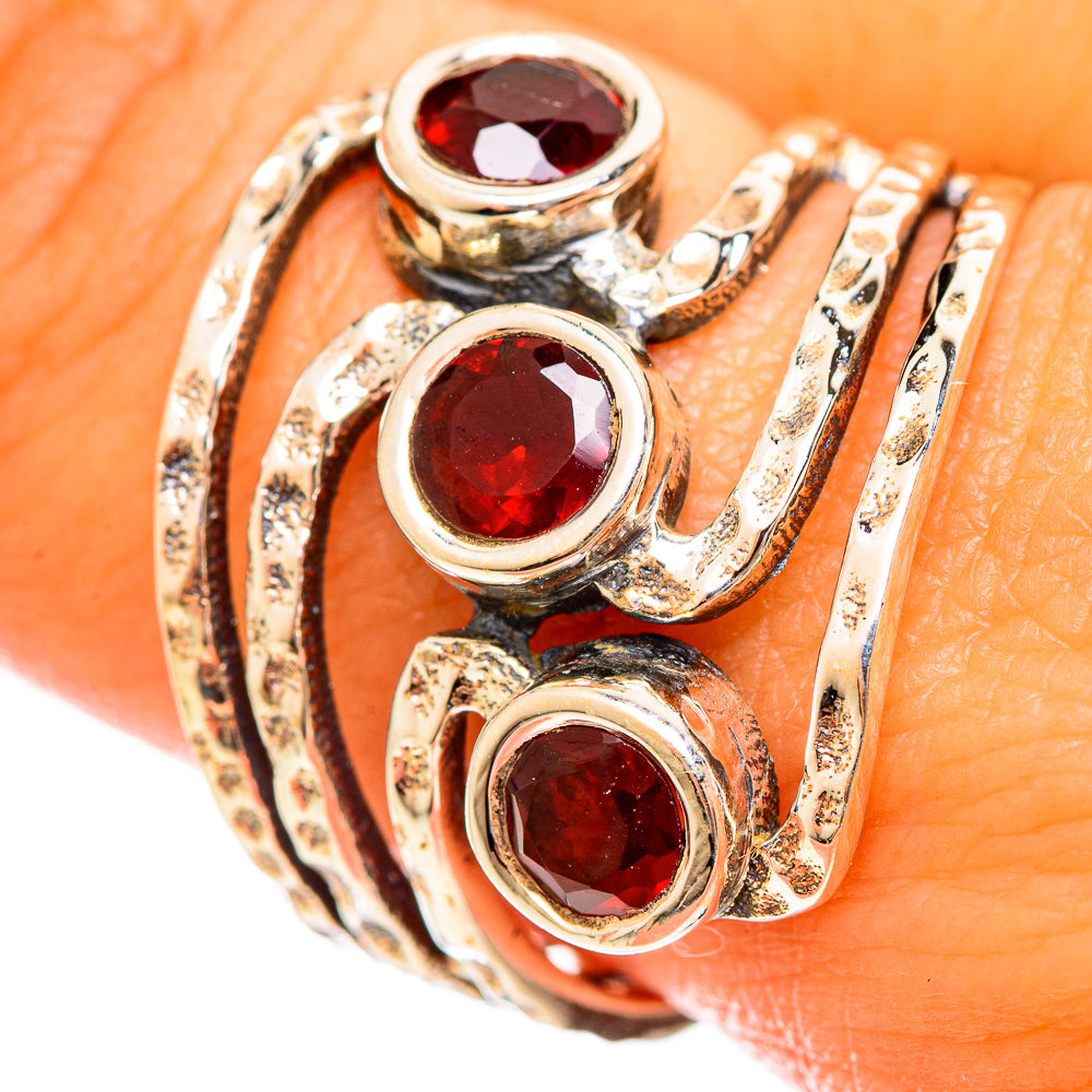 Garnet Rings handcrafted by Ana Silver Co - RING114597