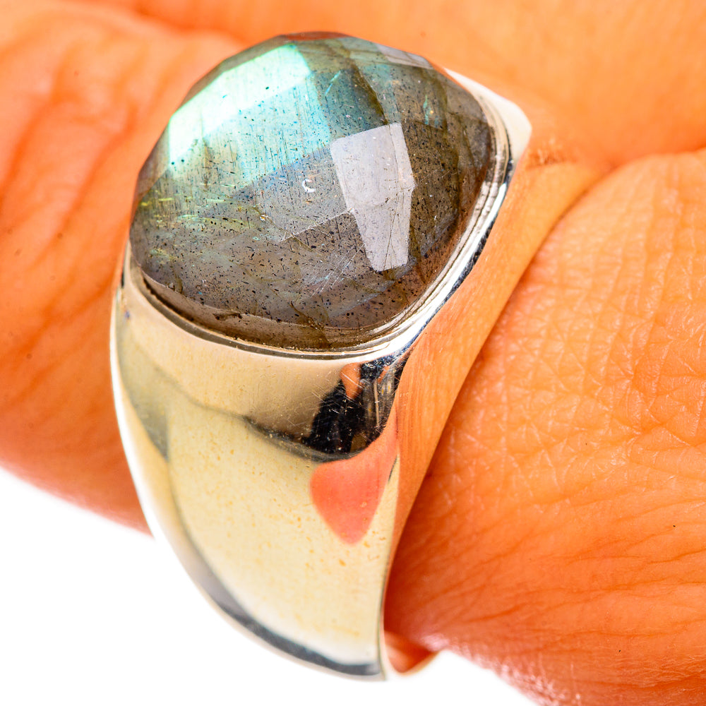 Labradorite Rings handcrafted by Ana Silver Co - RING114640