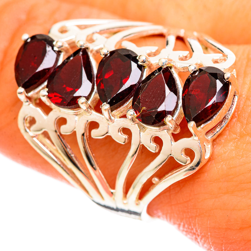 Garnet Rings handcrafted by Ana Silver Co - RING114644