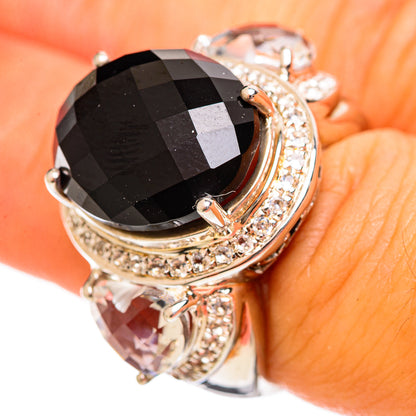 Black Onyx Rings handcrafted by Ana Silver Co - RING114648