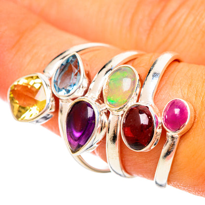 Multi-Stone Rings handcrafted by Ana Silver Co - RING114650