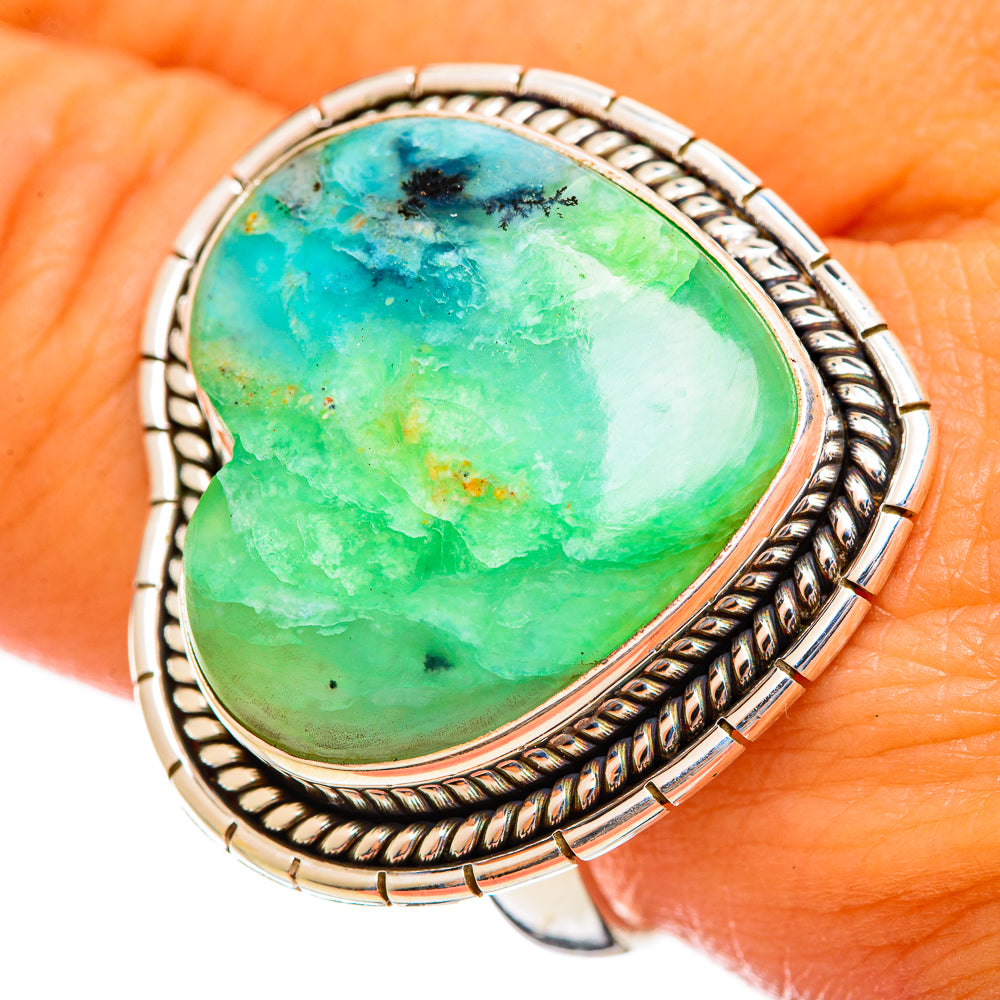 Peruvian Opal Rings handcrafted by Ana Silver Co - RING114657