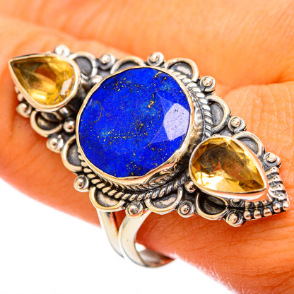Lapis Lazuli Rings handcrafted by Ana Silver Co - RING114668