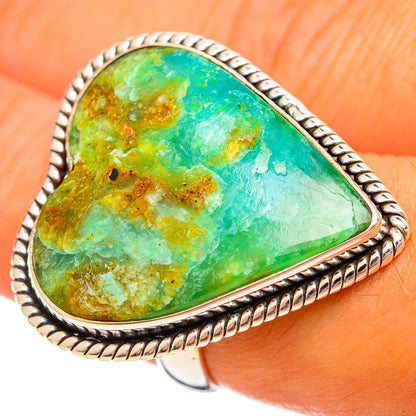 Peruvian Opal Rings handcrafted by Ana Silver Co - RING114671