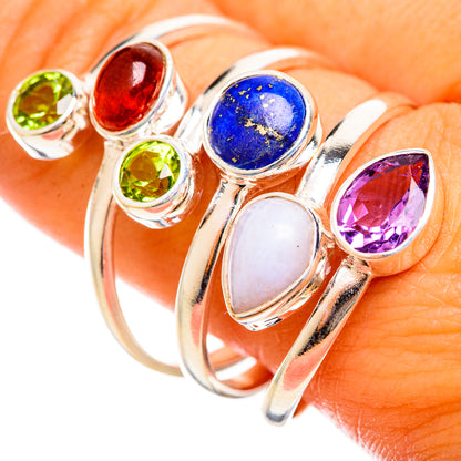 Multi-Stone Rings handcrafted by Ana Silver Co - RING114686
