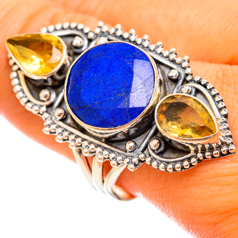 Lapis Lazuli Rings handcrafted by Ana Silver Co - RING114690