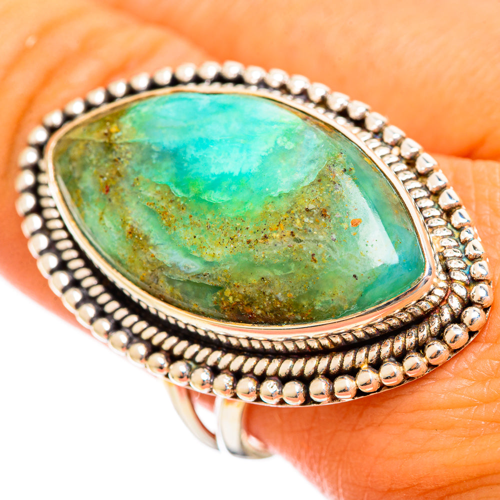 Peruvian Opal Rings handcrafted by Ana Silver Co - RING114693