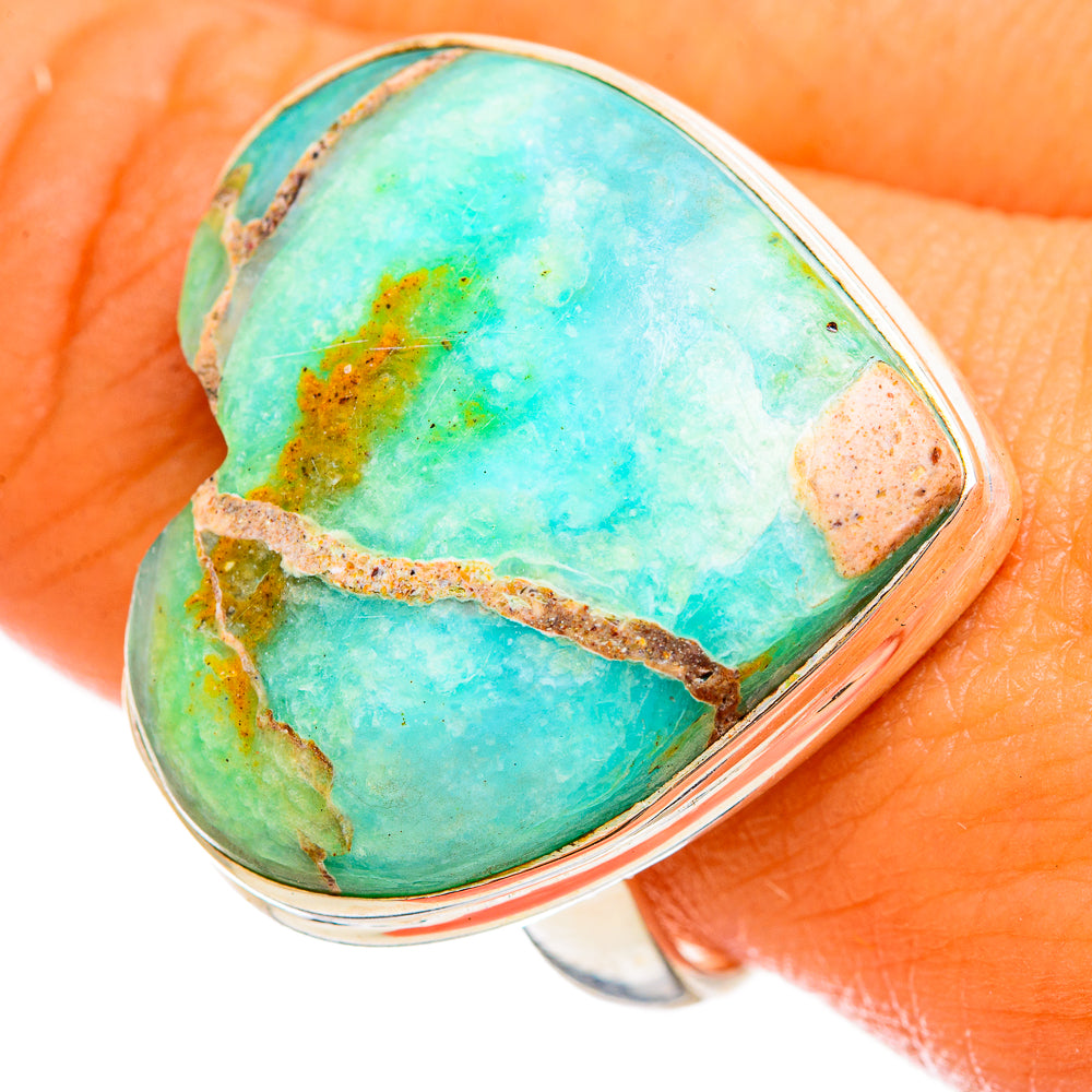 Peruvian Opal Rings handcrafted by Ana Silver Co - RING114694