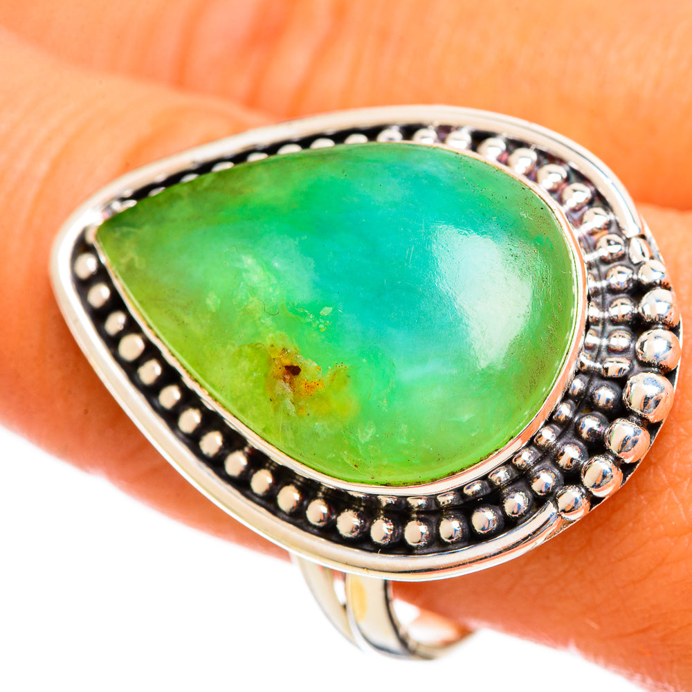 Peruvian Opal Rings handcrafted by Ana Silver Co - RING114695