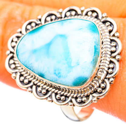 Larimar Rings handcrafted by Ana Silver Co - RING114696