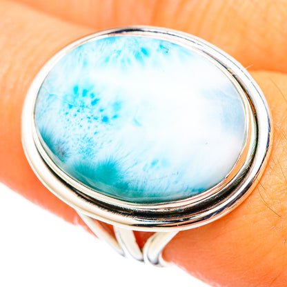 Larimar Rings handcrafted by Ana Silver Co - RING114699