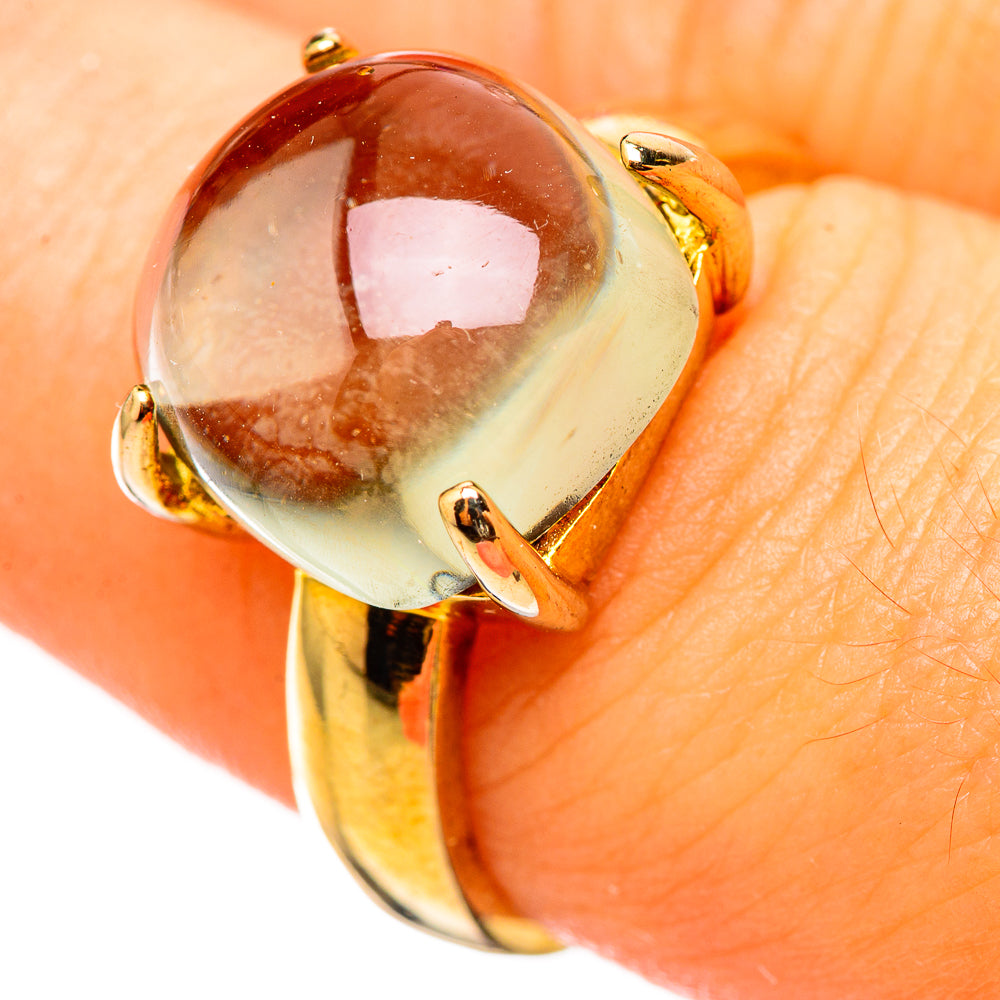 Prehnite Rings handcrafted by Ana Silver Co - RING114700
