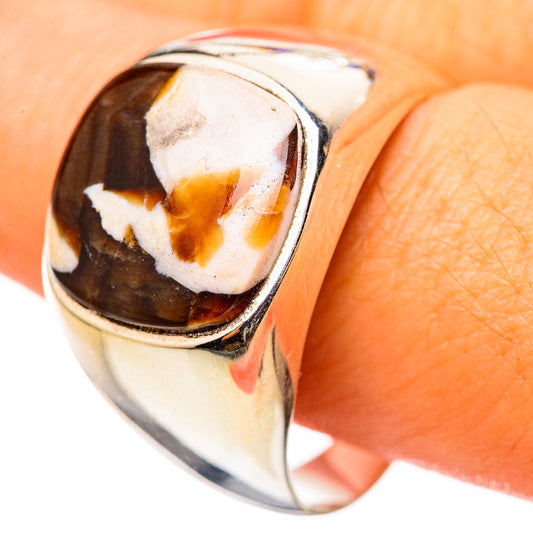 Peanut Wood Jasper Rings handcrafted by Ana Silver Co - RING114703