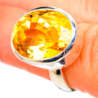 Citrine Rings handcrafted by Ana Silver Co - RING114705