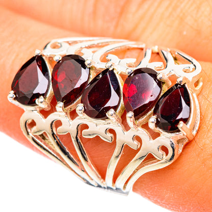 Garnet Rings handcrafted by Ana Silver Co - RING114710