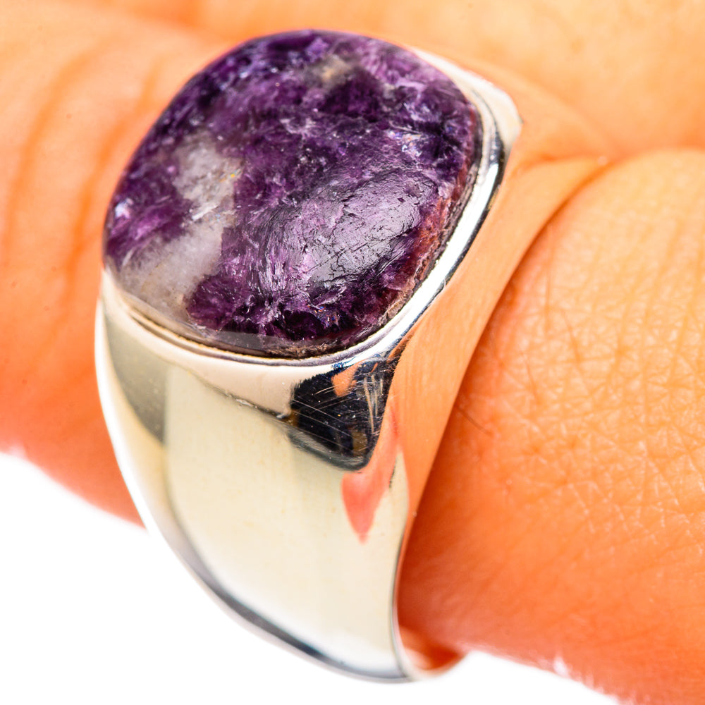 Charoite Rings handcrafted by Ana Silver Co - RING114712