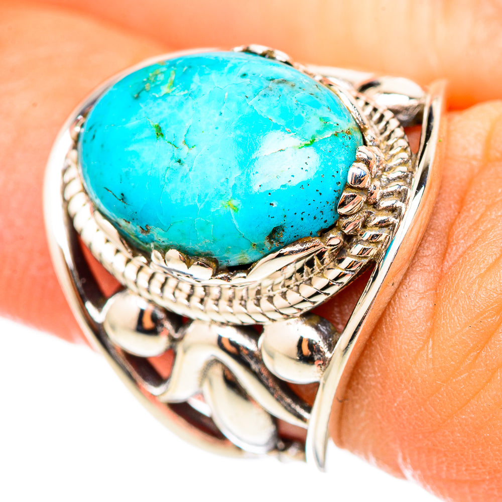 Chrysocolla Rings handcrafted by Ana Silver Co - RING114748