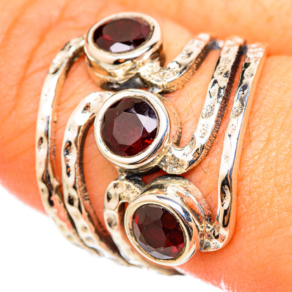 Garnet Rings handcrafted by Ana Silver Co - RING114758