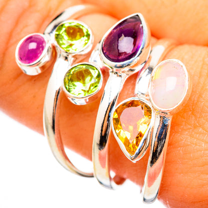 Multi-Stone Rings handcrafted by Ana Silver Co - RING114768