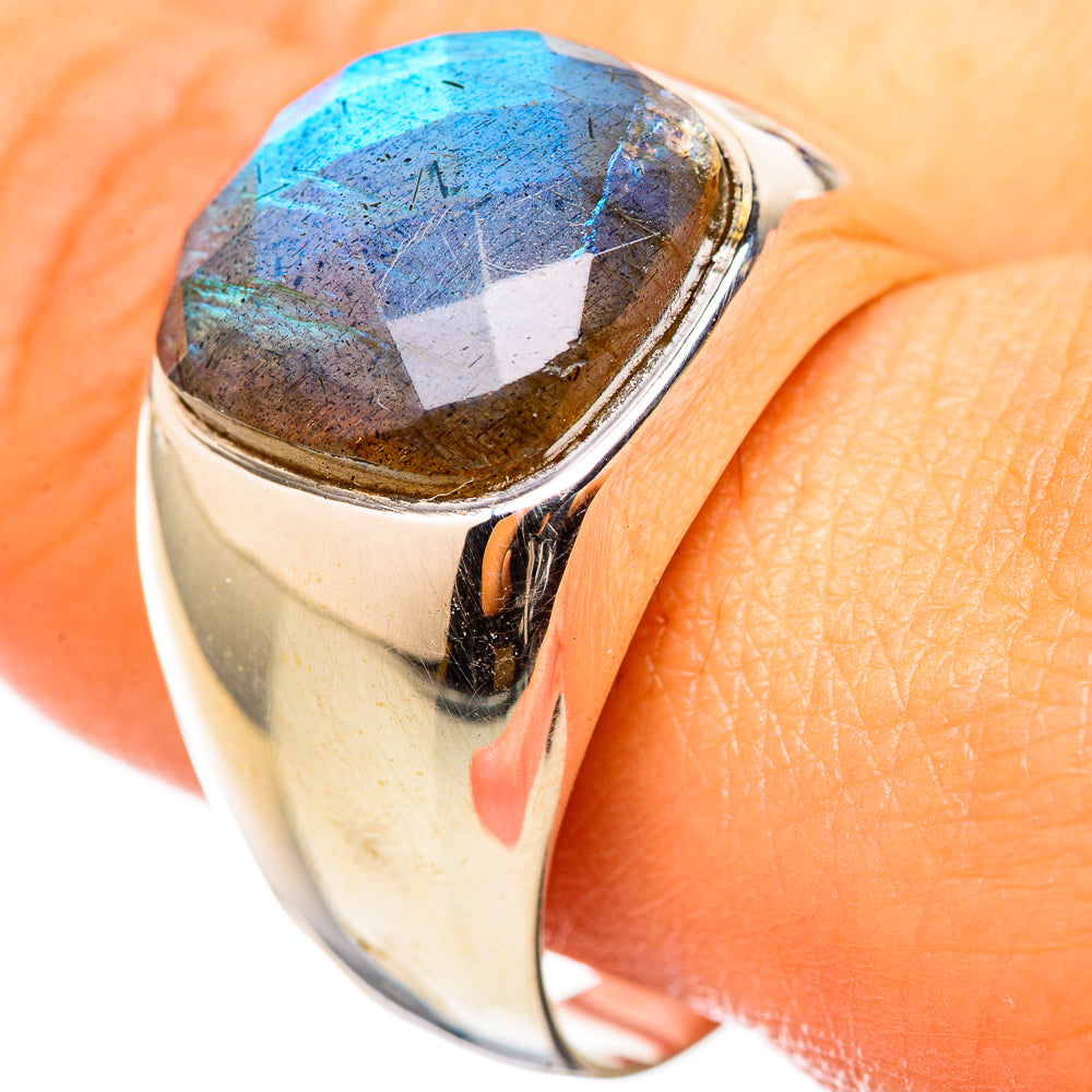 Labradorite Rings handcrafted by Ana Silver Co - RING114773