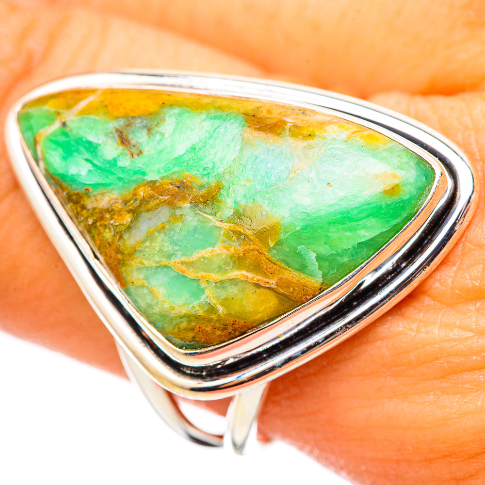 Peruvian Opal Rings handcrafted by Ana Silver Co - RING114776