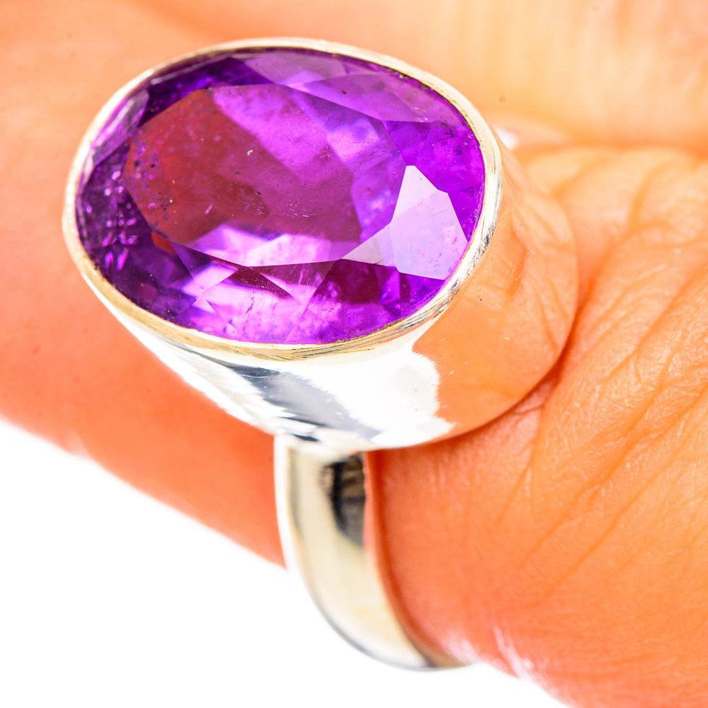 Amethyst Rings handcrafted by Ana Silver Co - RING114784