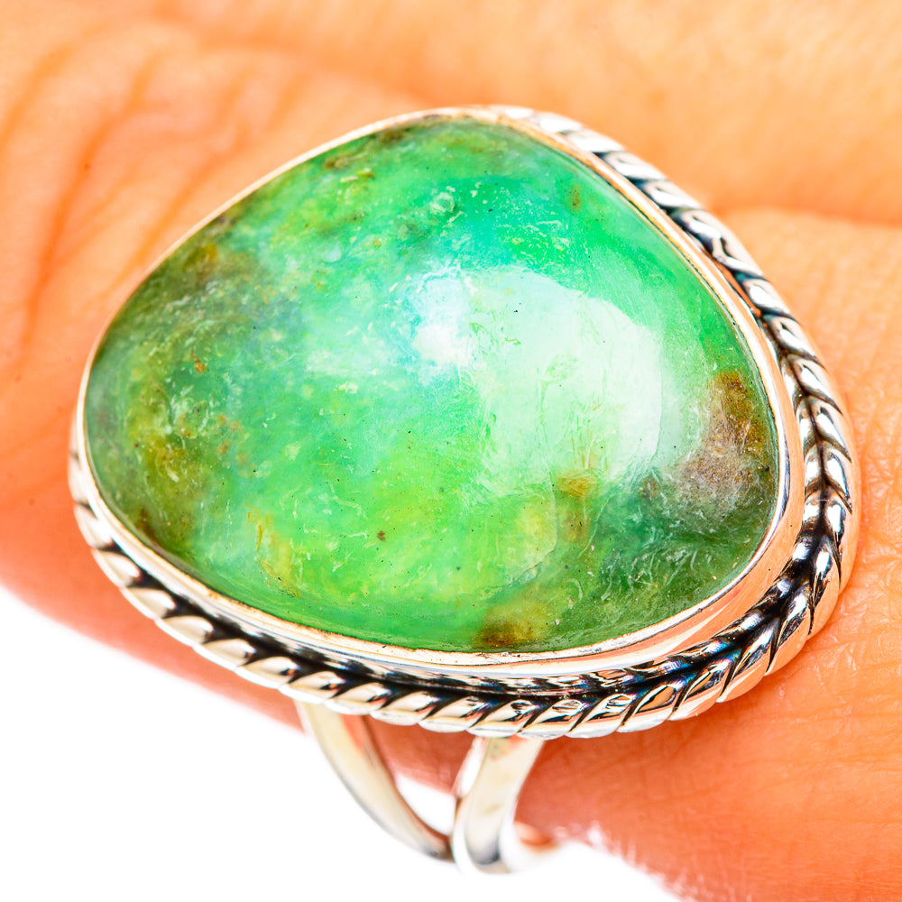 Peruvian Opal Rings handcrafted by Ana Silver Co - RING114798