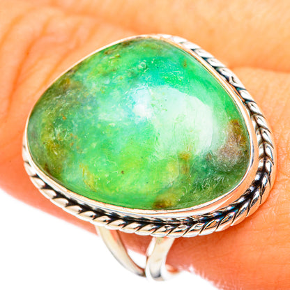 Peruvian Opal Rings handcrafted by Ana Silver Co - RING114798