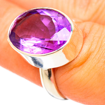 Amethyst Rings handcrafted by Ana Silver Co - RING114807